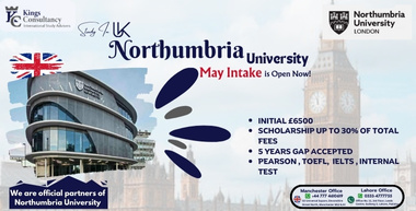 Northumbria University May Intake- 2024